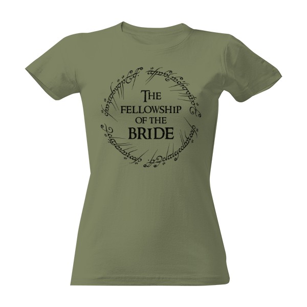 Tričko s potlačou Bride fellowship