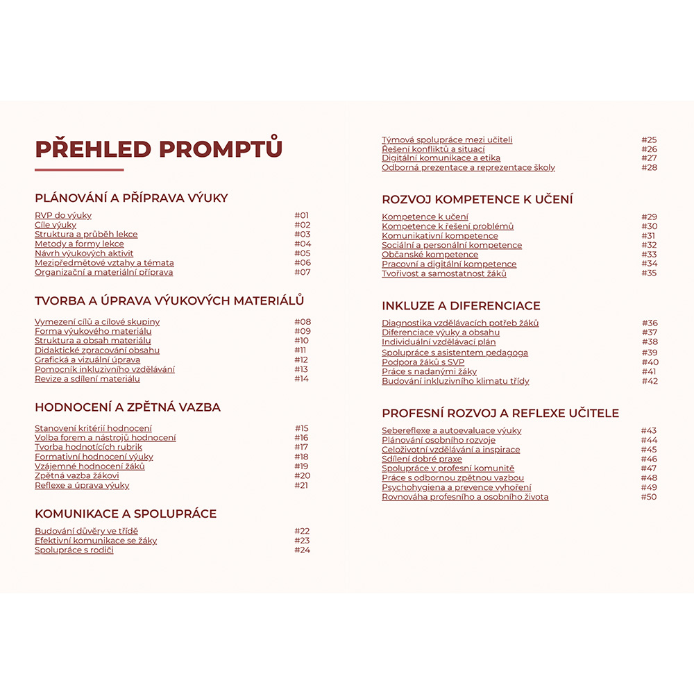 50 promptů pro pedagogy